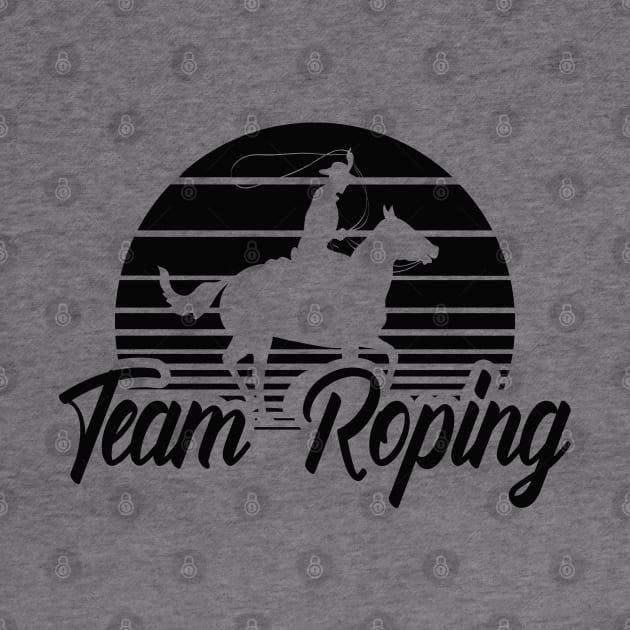 Cowboy - Team Roping by KC Happy Shop